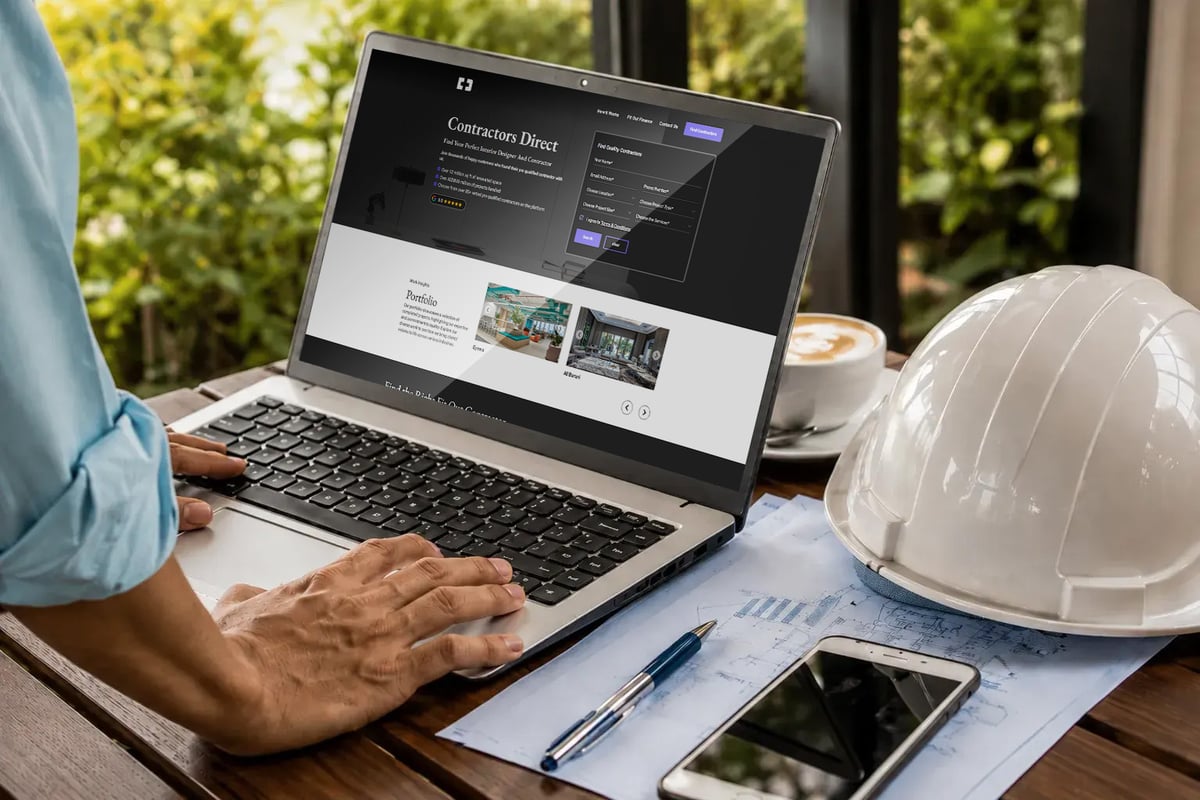 Contractors Direct team reviewing project requirements