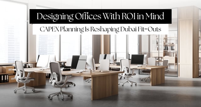 Designing Office Fit-Outs in Dubai With ROI and CAPEX in Mind