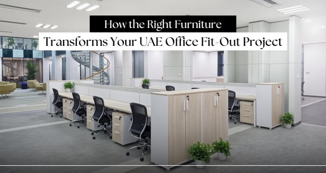 Furniture Choices for Extraordinary Office Fit-Outs: Efficiency Meets Functionality