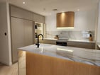kitchens and bathrooms
